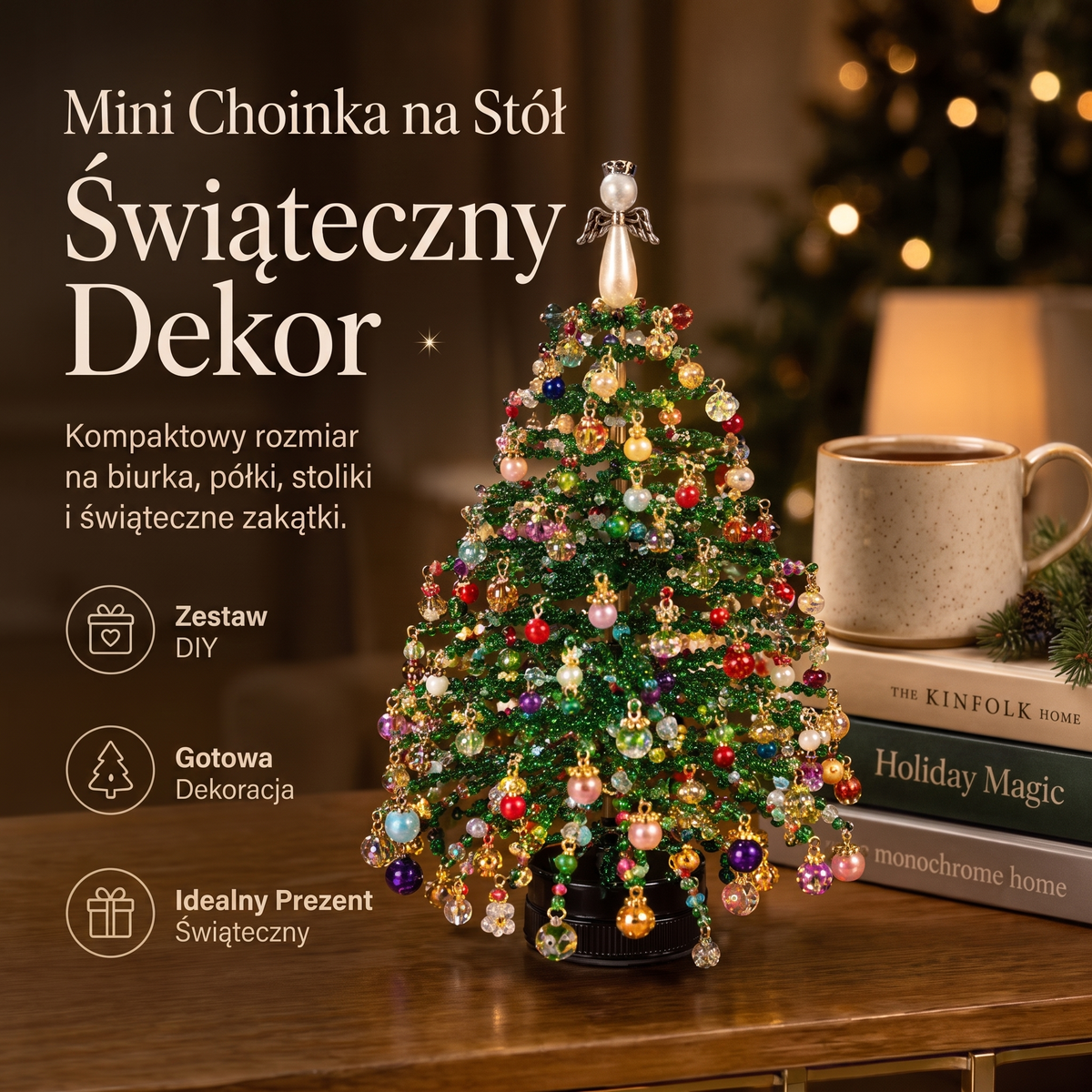 Zestaw DIY Koralikowa Choinka