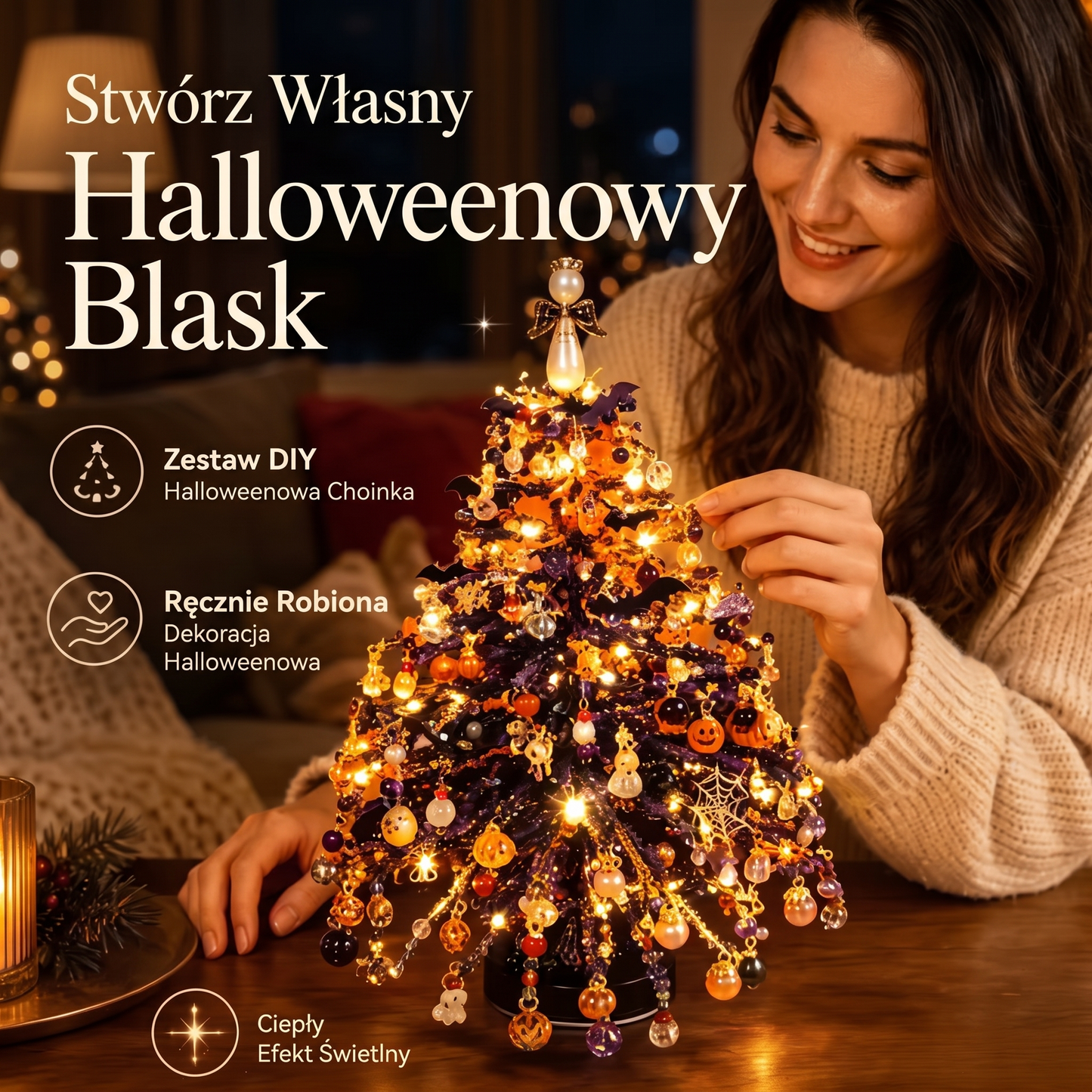 Zestaw DIY Koralikowa Choinka