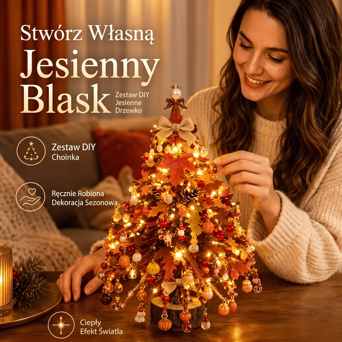 Zestaw DIY Koralikowa Choinka