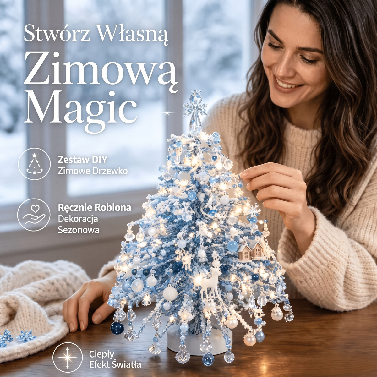 Zestaw DIY Koralikowa Choinka